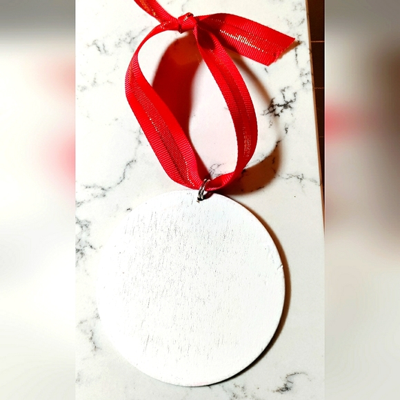 *HAPPY HOLIDAYS* New (Set of 2) Ornaments/Bag Tags/Keychains! Hand-painted Wood - Picture 6 of 7